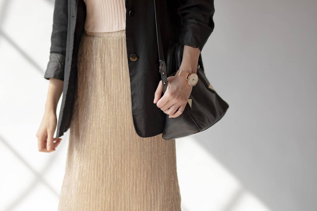 Look com blazer Preto