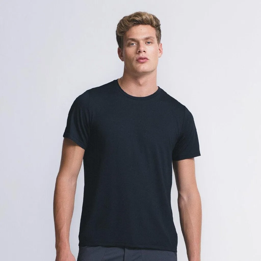 tecido tencel em Tech T-Shirt preta