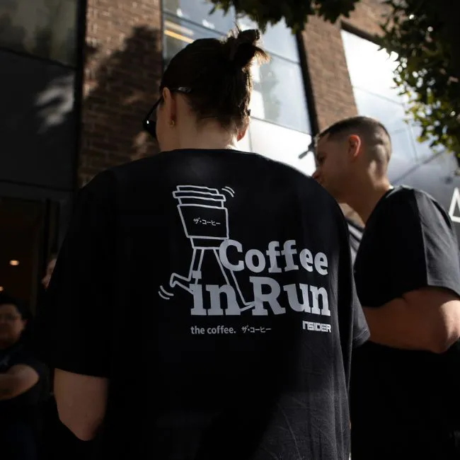 Insider collab coffee in run